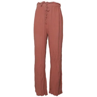 Pantalon patte d'éléphant (Marron) de Pink Woman Lin, Viscose