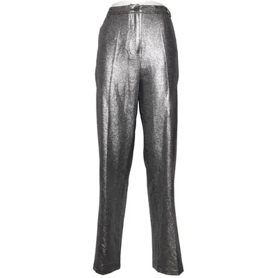 Pants (Silver) from Selected Femme Elastane, Polyester