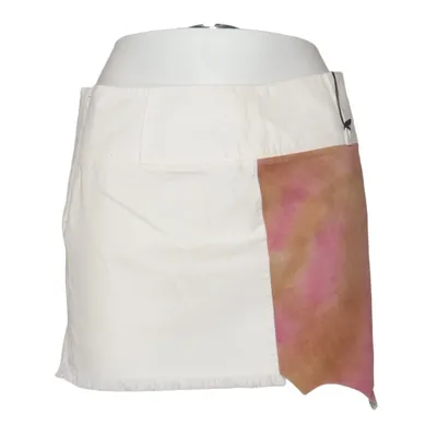 Kjol (Rosa, Beige, Vit) från Custo Barcelona Bomull, Skinn