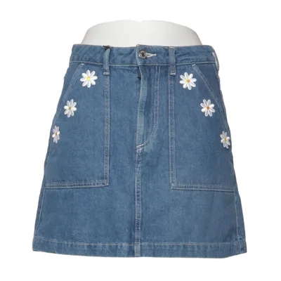 Denim skirt (Blue, Multicolored) from &Denim by H&M Cotton