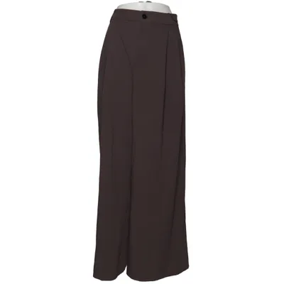 Palazzo broek (Bruin) van Zara Elastaan, Polyester, Viscose