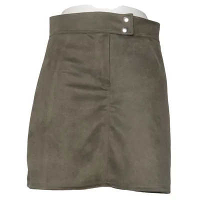 Leather skirt (Green) from About You