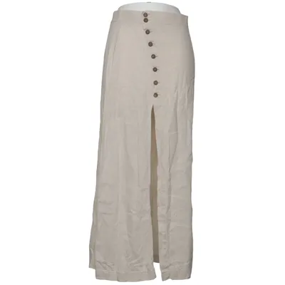 Maxi nederdel (Beige) fra By Aylin Koenig Linned, Viscose