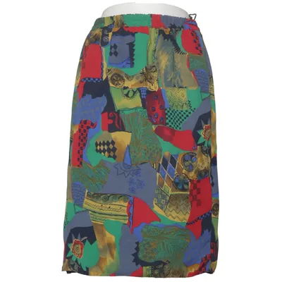 Kjol (Blå, Flerfärgad) från Markwald Polyester
