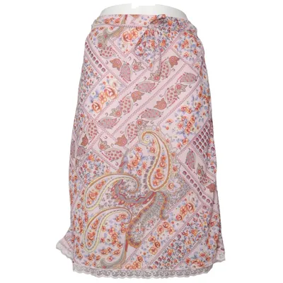 Skirt (Pink, Multicolored) from Kombiworld Polyester