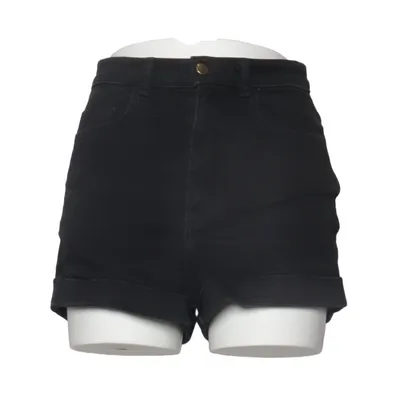 Short en jean (Noir) de American Apparel Jeans Coton, Élasthane