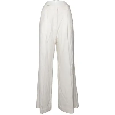 Pantalon de costume (Blanc) de Boss Coton, Laine