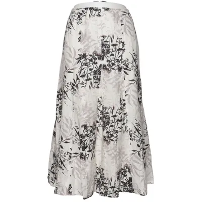 Skirt (White, Black, Gray) from Marco Pecci Acetate, Linen