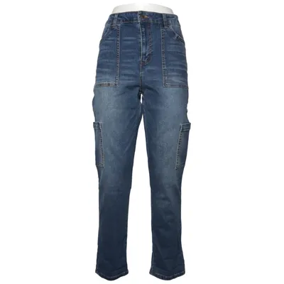 Pantalon cargo (Bleu) de Celebrity Pink Coton, Élasthane, Polyester, Viscose