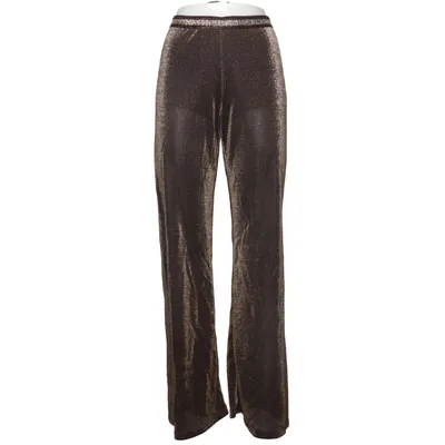 Palazzo pants (Brown) from Oroblu Elastane, Metallic fiber, Polyamide
