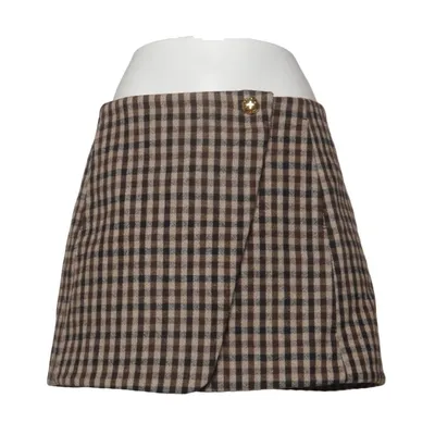 Rok (Bruin, Zwart, Beige) van Ganni Acetaat, Gerecycled polyester, Viscose, Wol