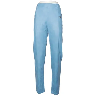 Pants (Blue) from Monaco Blue Elastane, Polyester