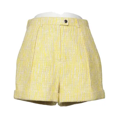 Korte broek (Geel) van Carven Acetaat, Katoen, Elastaan, Polyester, Viscose