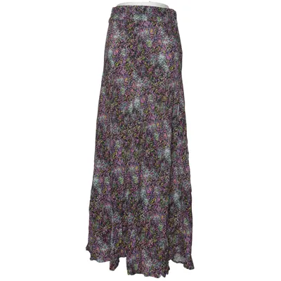 Maxi nederdel (Sort, Flerfarvet) fra CKS Viscose