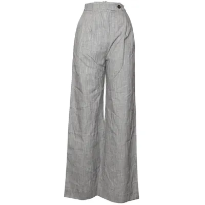 Pantalon patte d'éléphant (Pomona) de Mark Kenly Dominotan Coton, Lin, Polyamide, Polyester, Viscose