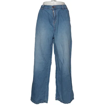 Pantalon patte d'éléphant (Bleu) de White Stuff Coton, Lin