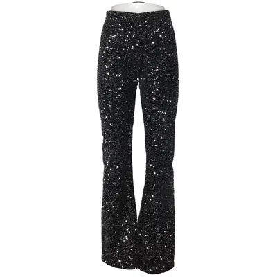 Bukser (Sort, Sølv) fra Zara Elastan, Polyester