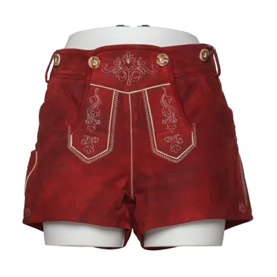 Short en cuir (Rouge) de Country Line Cuir
