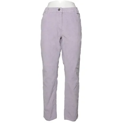 Corduroy pants (Purple) from Gina Cotton, Elastane, Polyester