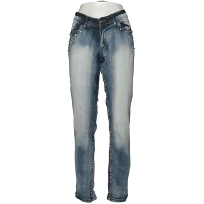 Jeans (Blå) från Janina Denim Bomull, Elastan