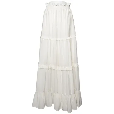 Långkjol (Vit) från Twinset Polyester