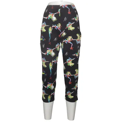 Leggings (Zwart, Meerkleurig) van Doris Streich Elastaan, Viscose