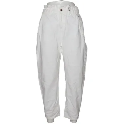 Jeans (White) from Zara Cotton
