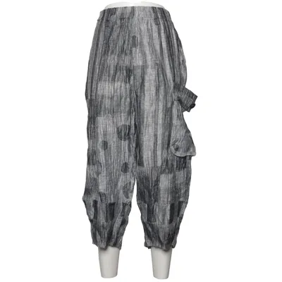 Sarouel (Gris, Noir) de Absolut Coton, Lin, Polyamide