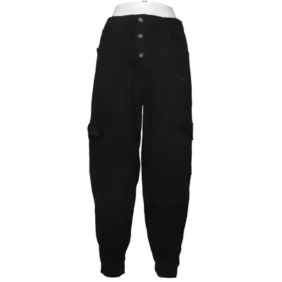 Cargo broek (Zwart) van Almost Famous Katoen, Elastaan