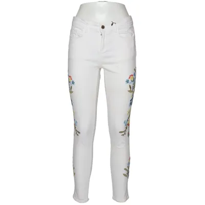 Spijkerbroek (Wit, Meerkleurig) van Zara Basic