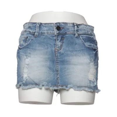 Jeansnederdel (Blå) fra Simply Chic Bomuld, Elastan