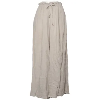 Palazzo broek (Beige) van Glossy Katoen