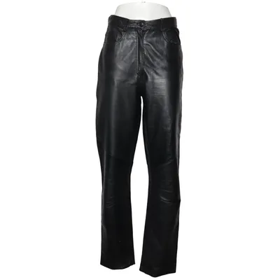 Læderbukser (Sort) fra Fabiani Læder, Polyester