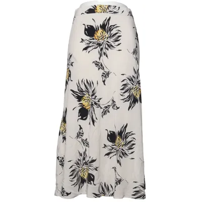 Skirt (Black, Yellow, Beige) from Escada Silk