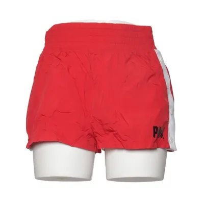 Sports shorts (Red, White) from Pink Victoria's Secret Elastane, Polyamide, Polyester