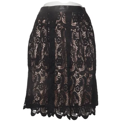 Jupe (Leantina) de By Malene Birger Coton, Cuir, Viscose