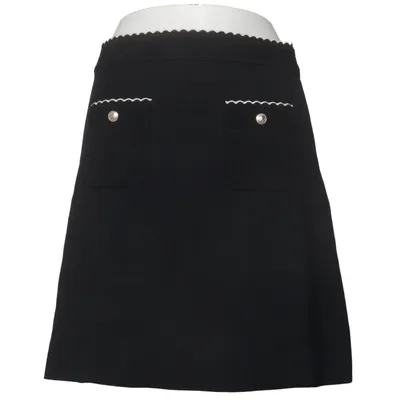 Skirt (Black) from Sandro Polyester, Viscose
