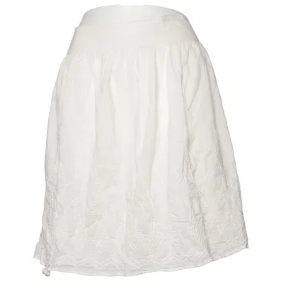 Rok (Wit) van By Malene Birger Katoen, Viscose