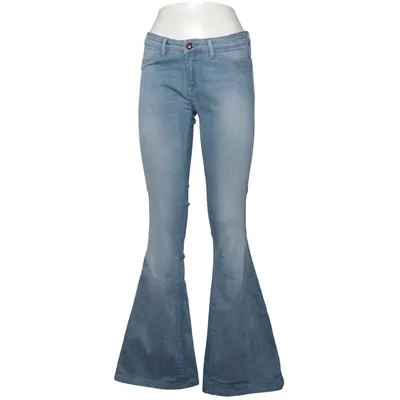 Jeans (Farrah) fra Denham Bomuld, Elastan, Læder, Polyester