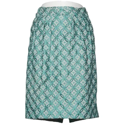 Rok (Blauw, Wit) van Dries van Noten Katoen, Polyester, Viscose