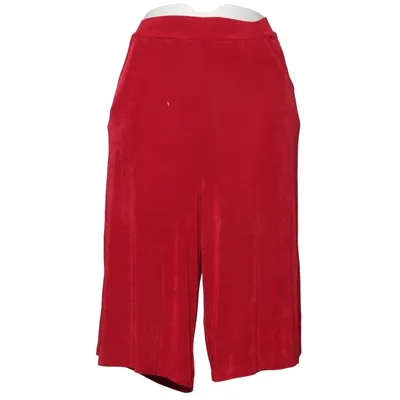 Pantalon patte d'éléphant (Rouge) de Kim & Co Acétate, Élasthane
