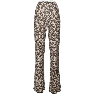 Palazzohose (Beige, Braun, Schwarz) von Gina Tricot Elasthan, Viskose