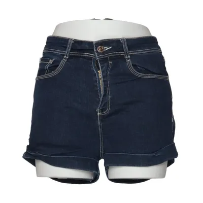 Denim shorts (Blauw) van Stradivarius Katoen, Elastaan