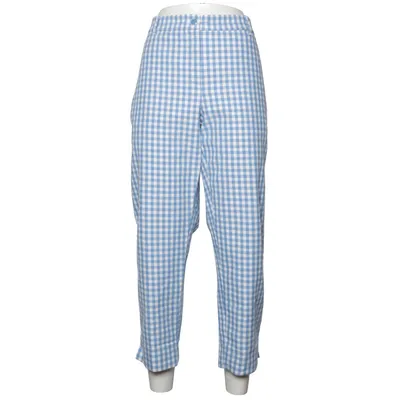Chinos (Blue, White) from Bonprix Cotton, Elastane, Polyester