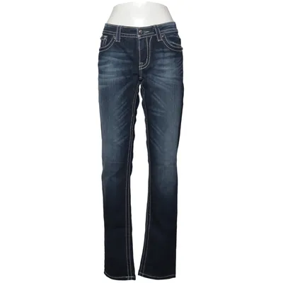 Jeans (Blå) från Miss Me Bomull, Elastan, Polyester