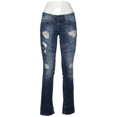 Jeans (Blå) fra Fishbone Bomuld, Elastan