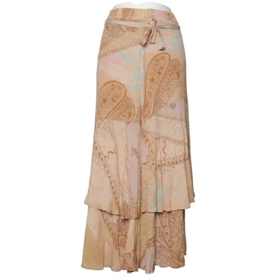 Wrap skirt (Beige, Multicolored) from Yaya Women