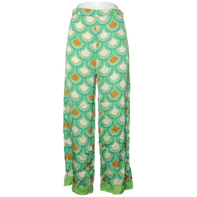 Palazzo pants (Green, Blue, Multicolored) from Ana Alcazar Silk, Viscose