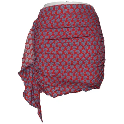 Kjol (Röd, Blå, Flerfärgad) från Rhode Viskos