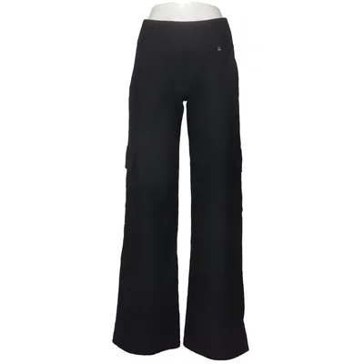 Pantalon cargo (Noir) de Lelosi Élasthane, Polyamide